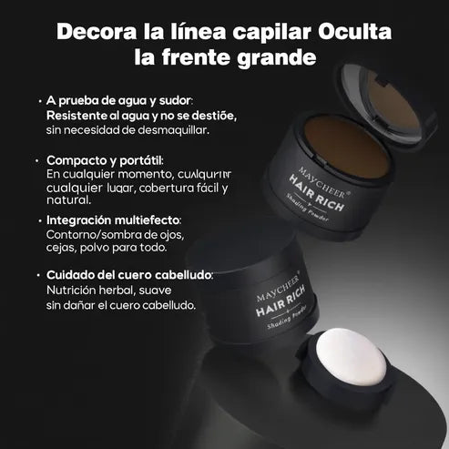HairRich™ — Rellena tu línea capilar al instante.✨
